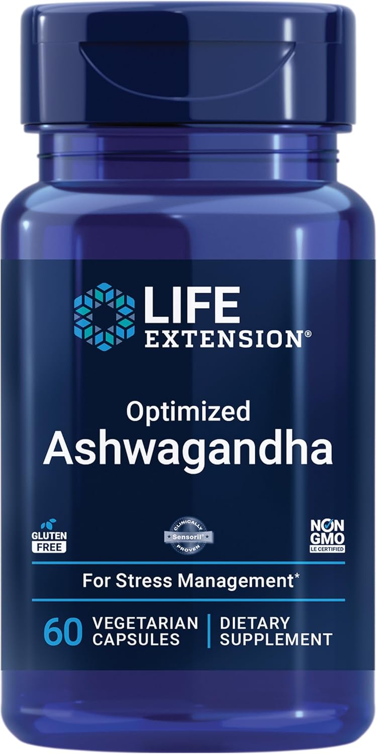 Life Extension Optimized Ashwagandha Sensoril bottle