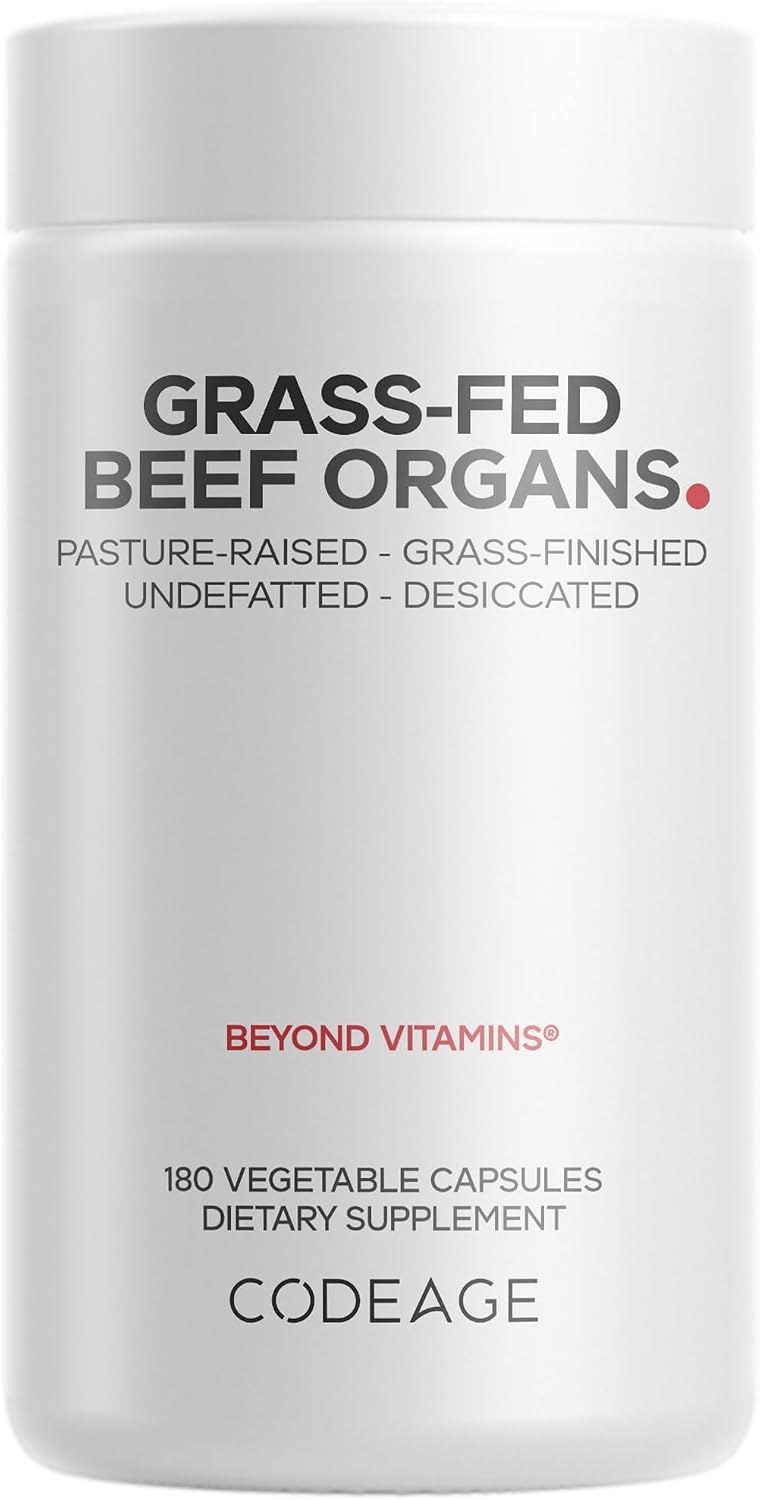 Codeage Grass-Fed Beef Organs bottle