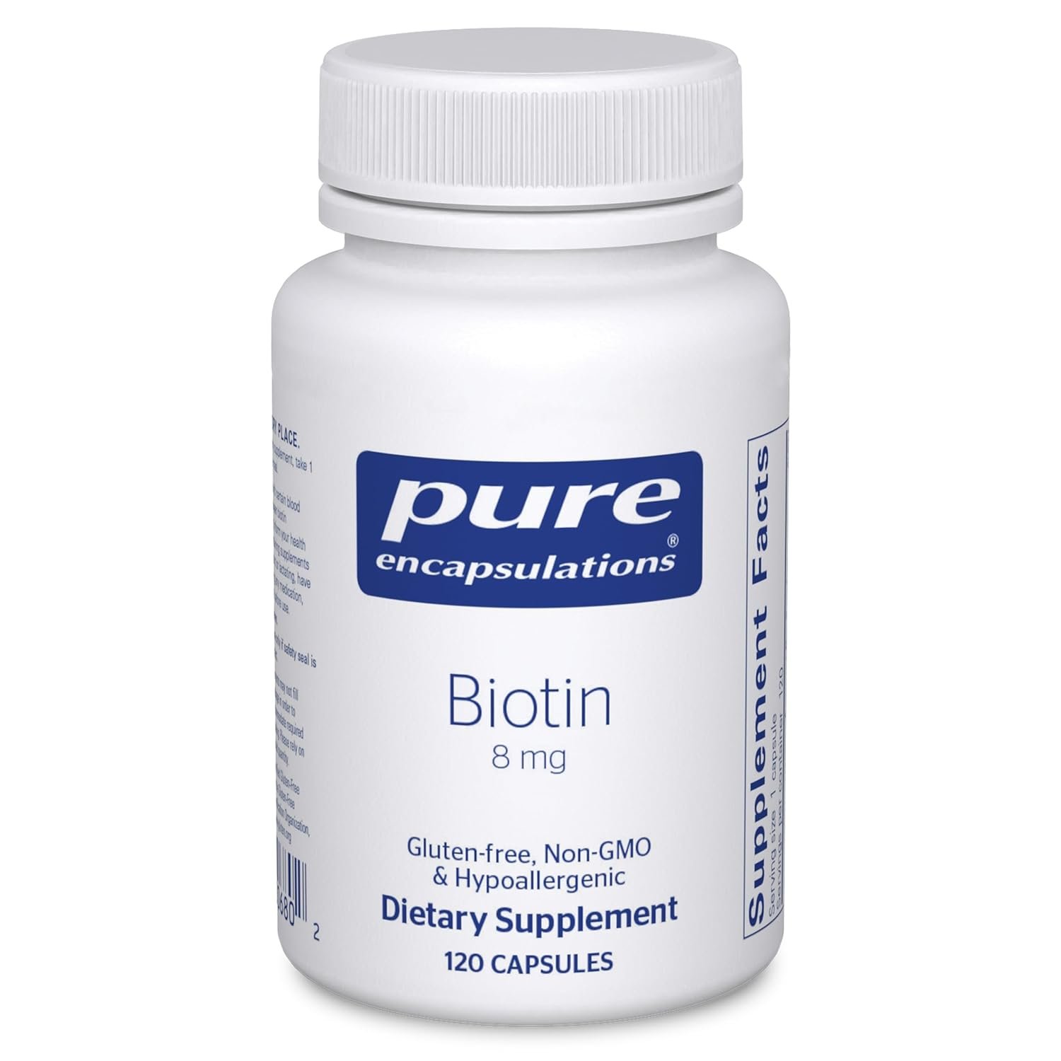 Pure Encapsulations Biotin 8 mg bottle