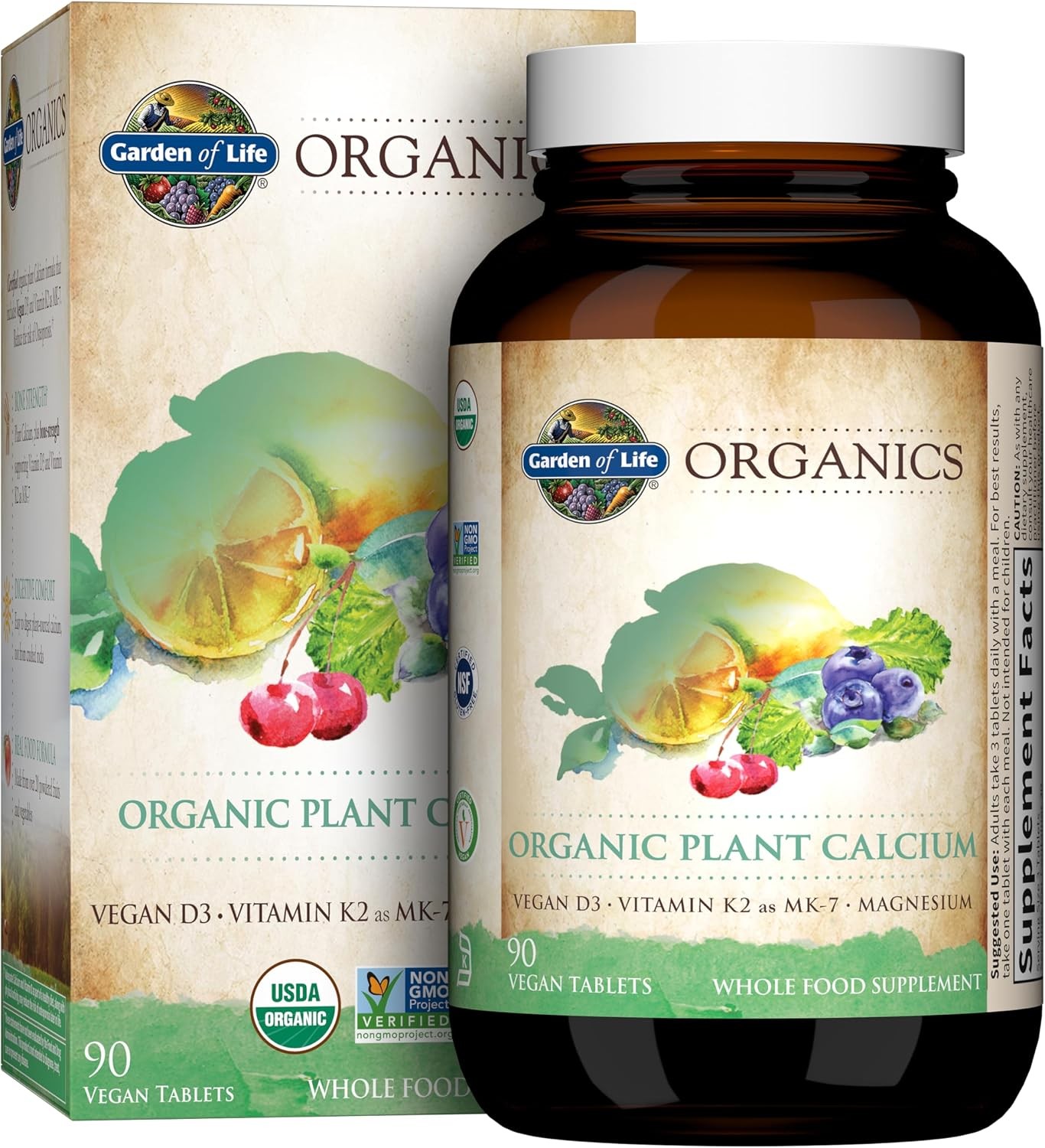 Garden of Life mykind Organics Plant Calcium bottle