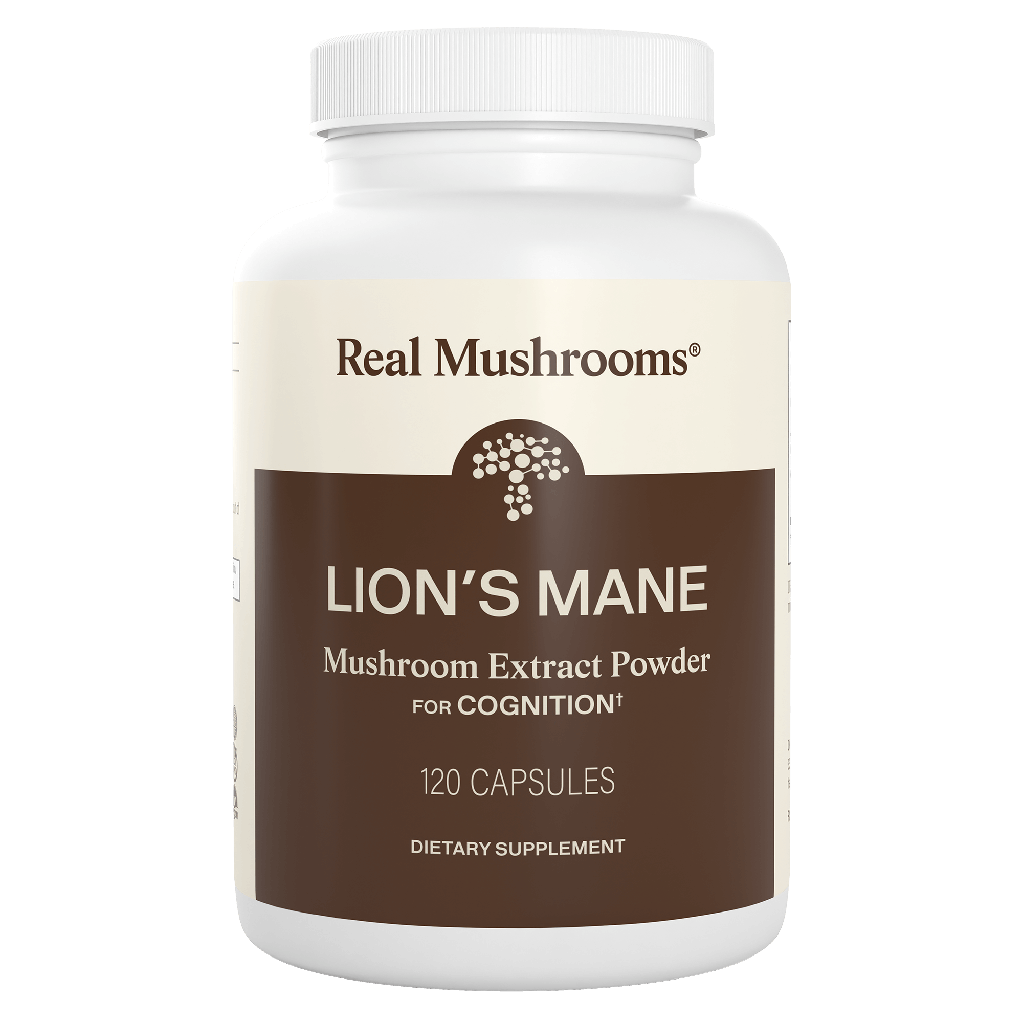 Real Mushrooms Lion's Mane capsules bottle