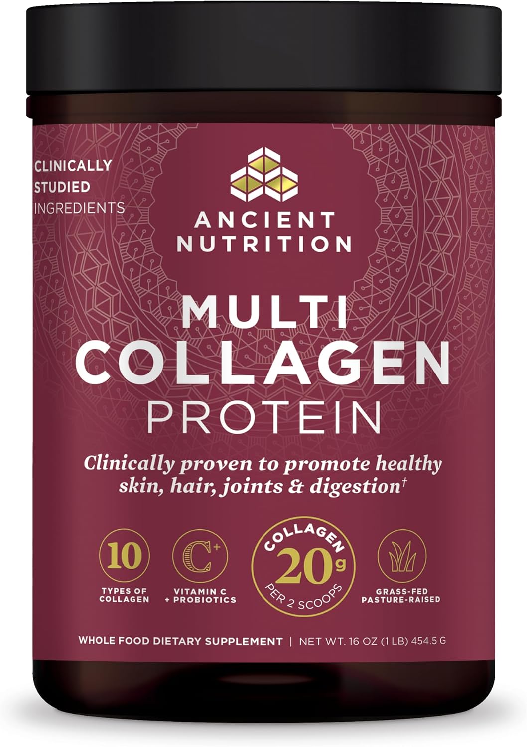 Ancient Nutrition Multi Collagen Protein tub