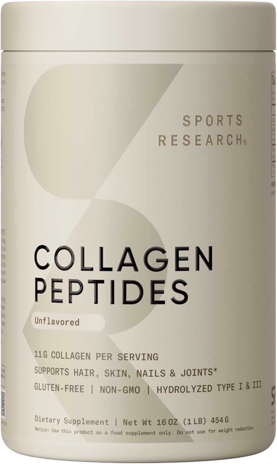 Sports Research Collagen Peptides tub
