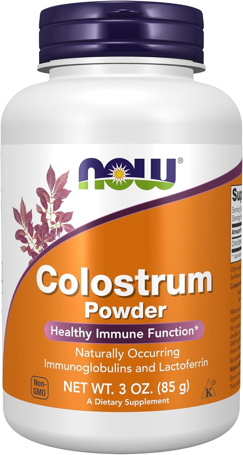 NOW Foods Colostrum Powder bottle