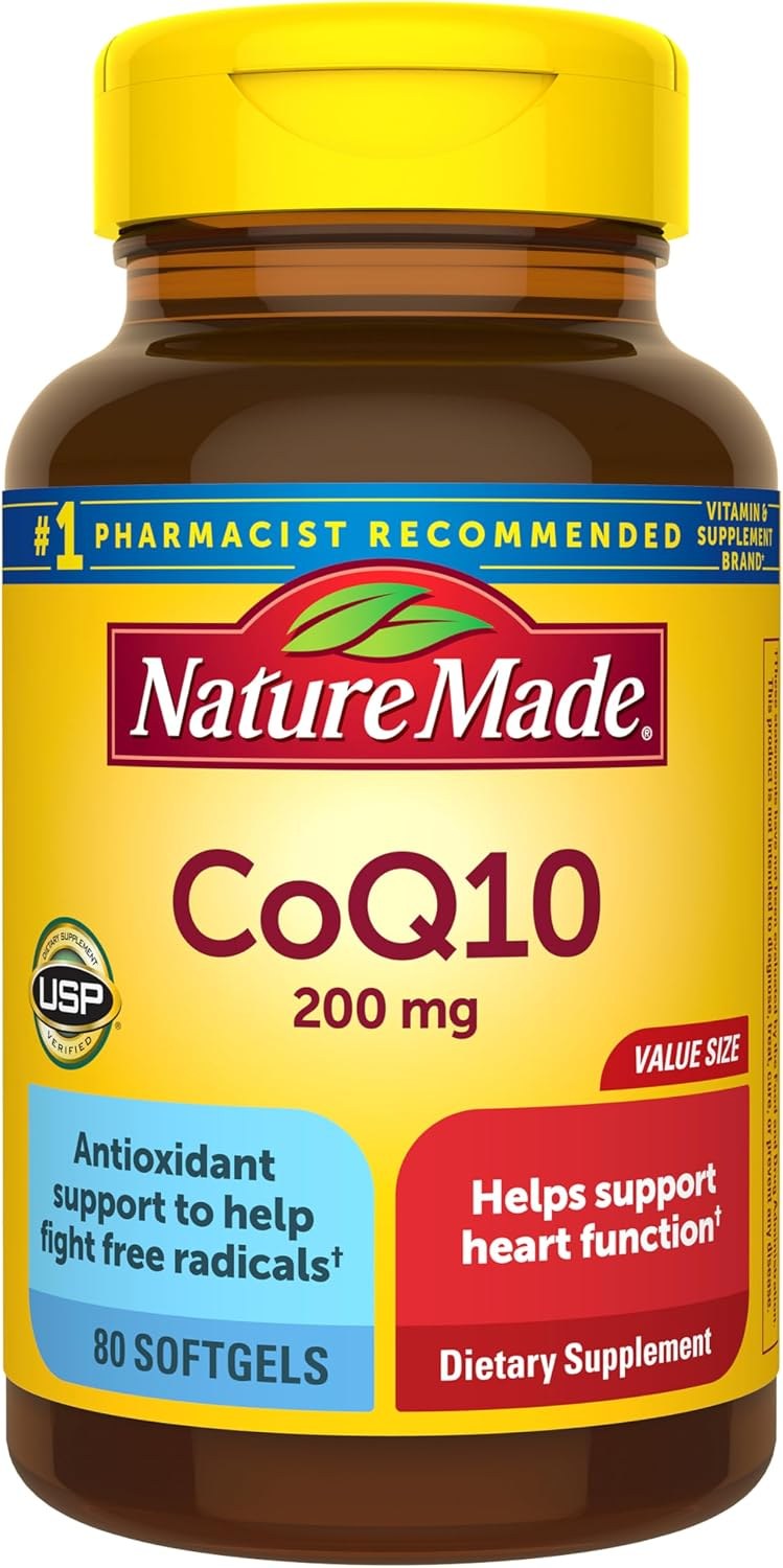 Nature Made CoQ10 200 mg bottle