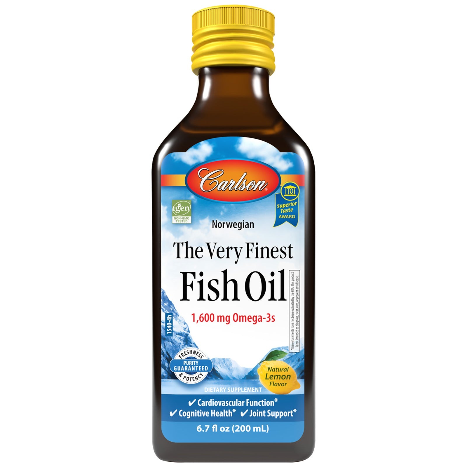 Carlson The Very Finest Fish Oil liquid bottle
