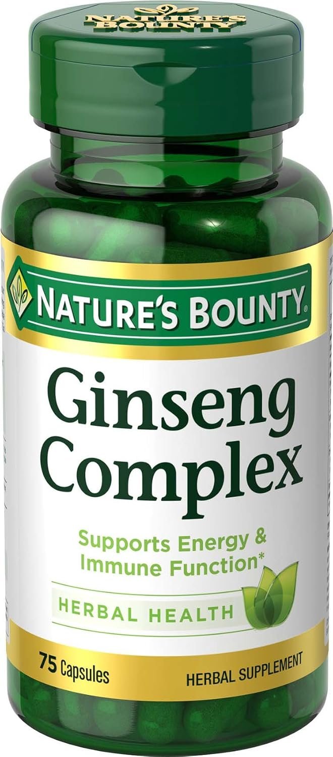 Nature's Bounty Ginseng Complex bottle