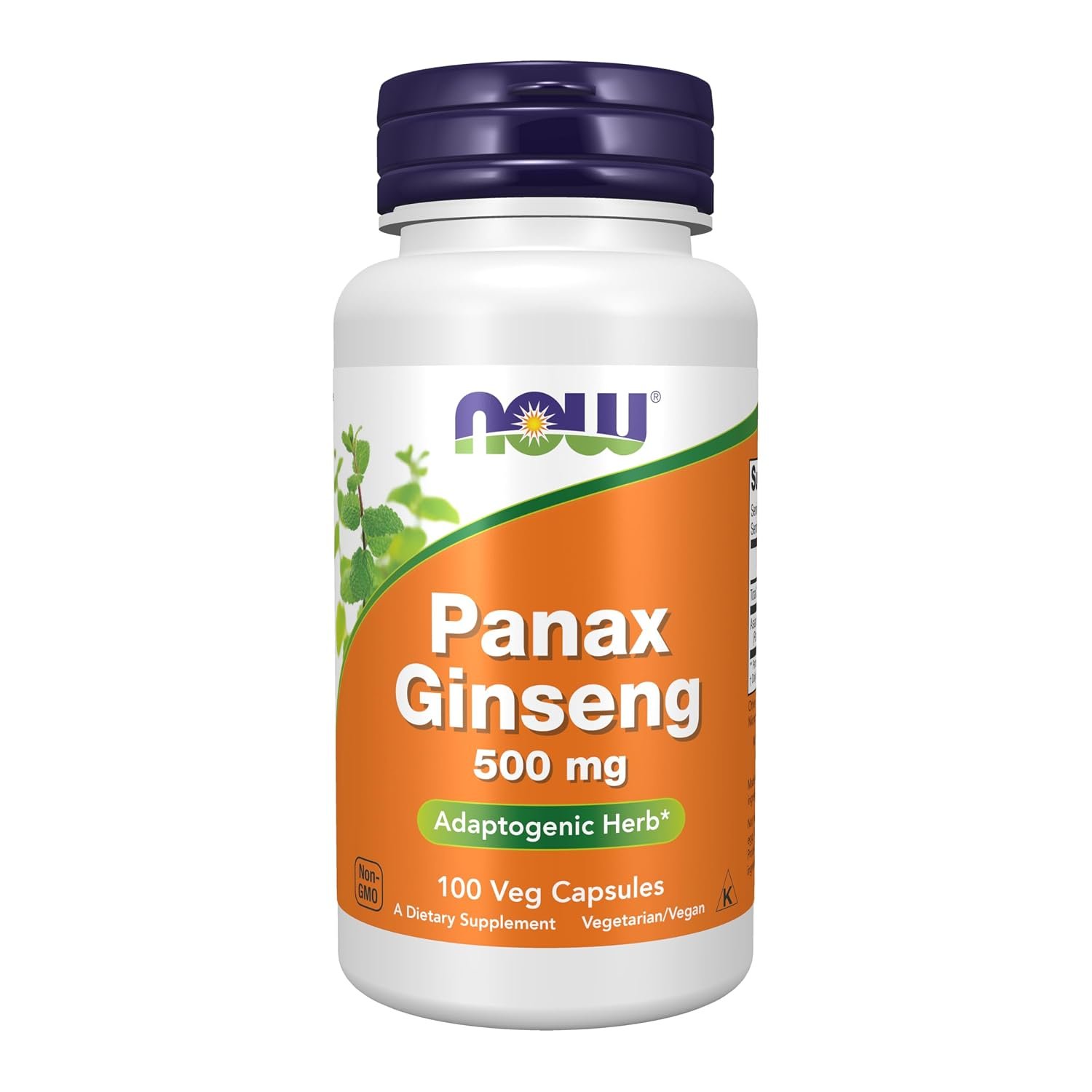 NOW Foods Panax Ginseng 500 mg bottle