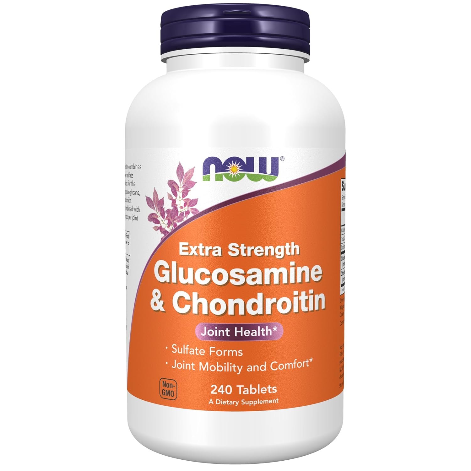 NOW Foods Glucosamine and Chondroitin Extra Strength bottle