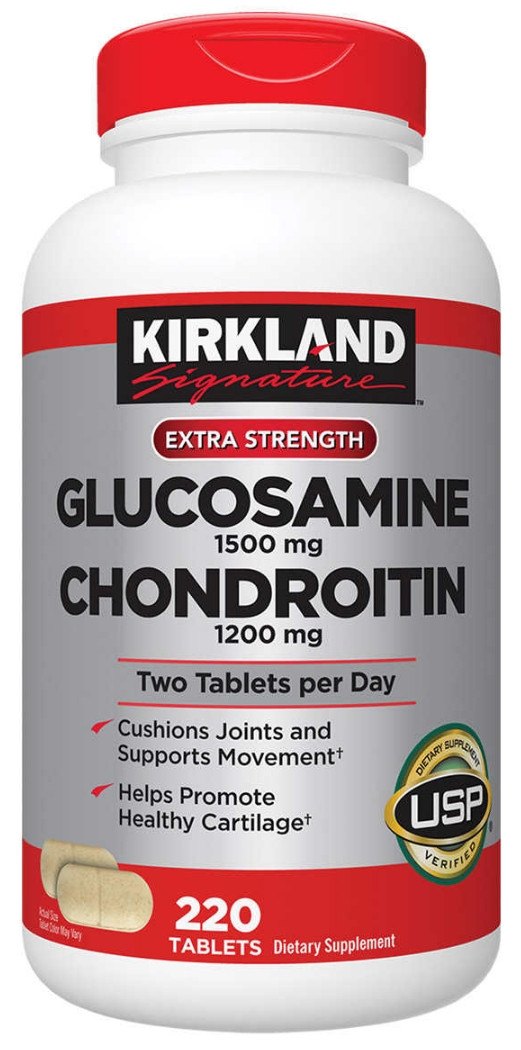 Kirkland Signature Glucosamine Chondroitin bottle
