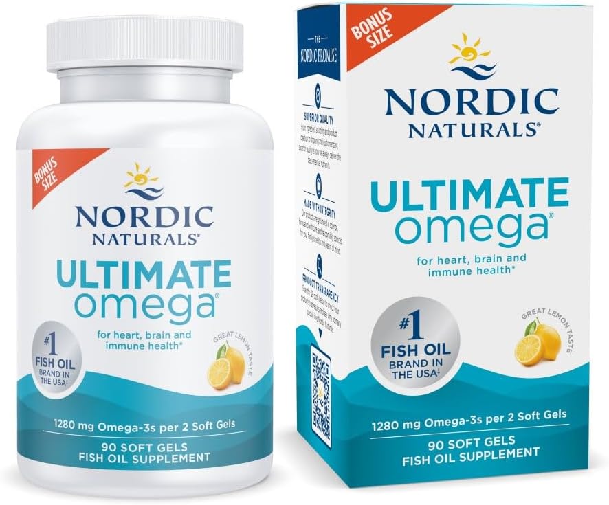 Nordic Naturals Ultimate Omega fish oil bottle