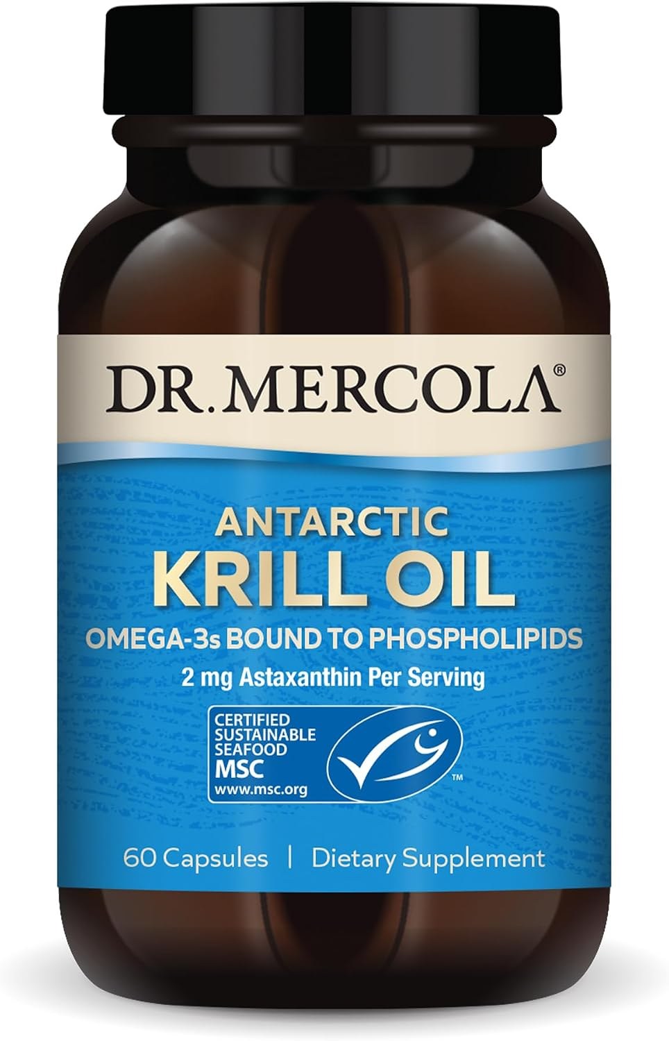 Dr. Mercola Antarctic Krill Oil bottle