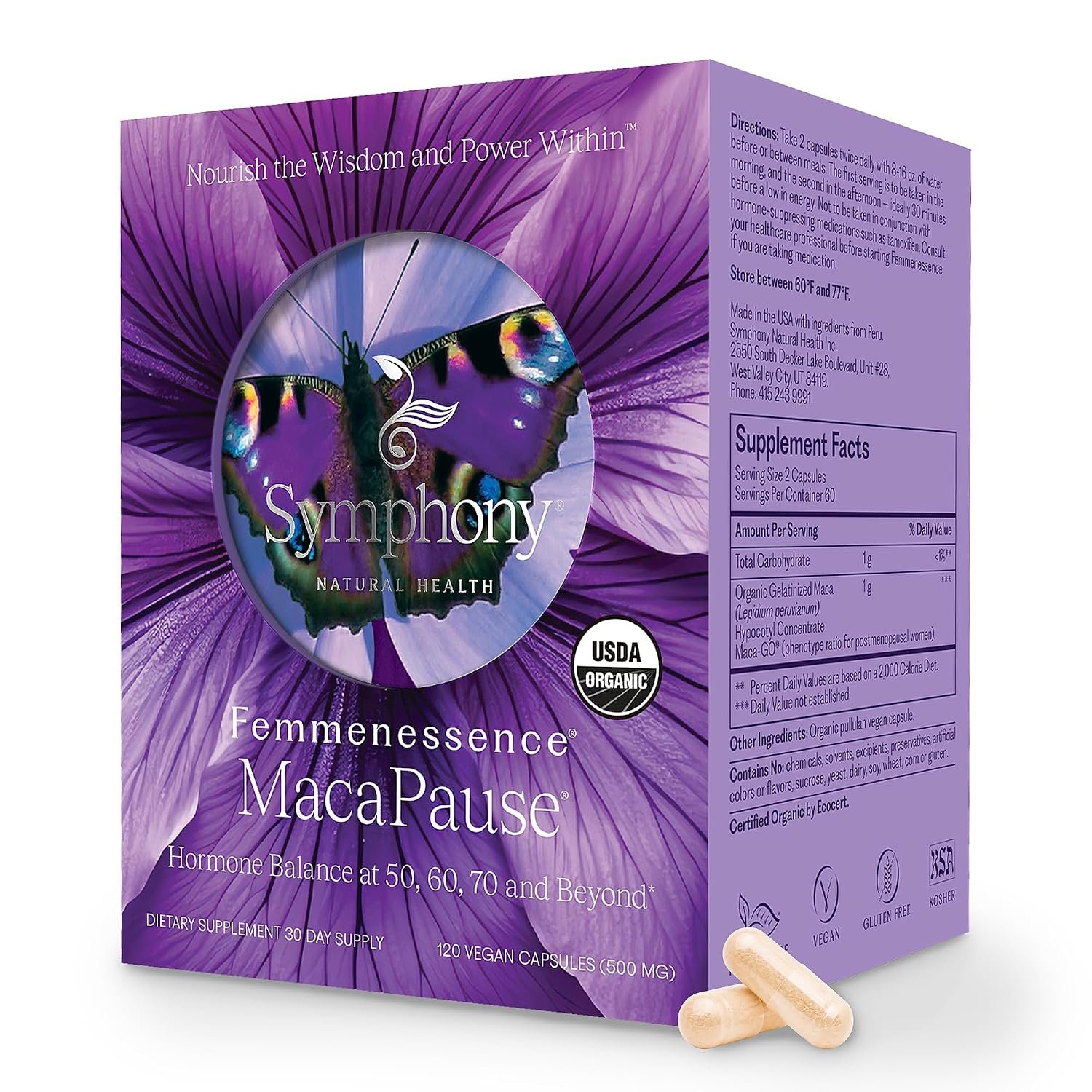 Femmenessence MacaPause bottle
