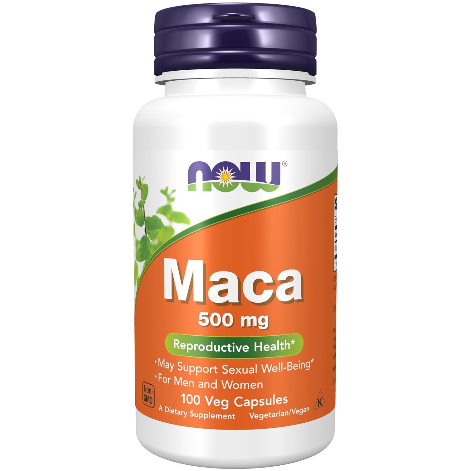 NOW Foods Maca 500 mg bottle