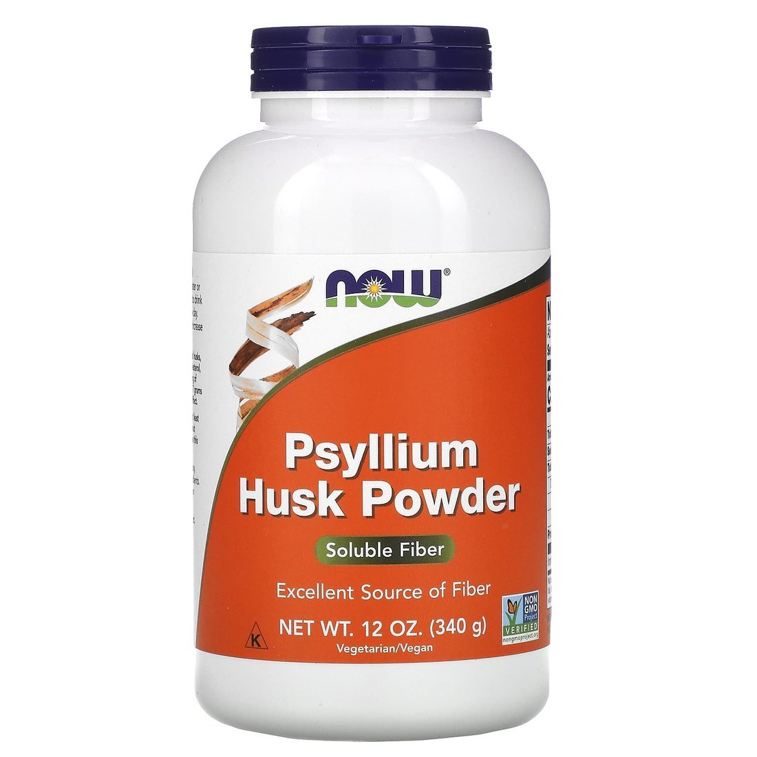 NOW Foods Psyllium Husk Powder container