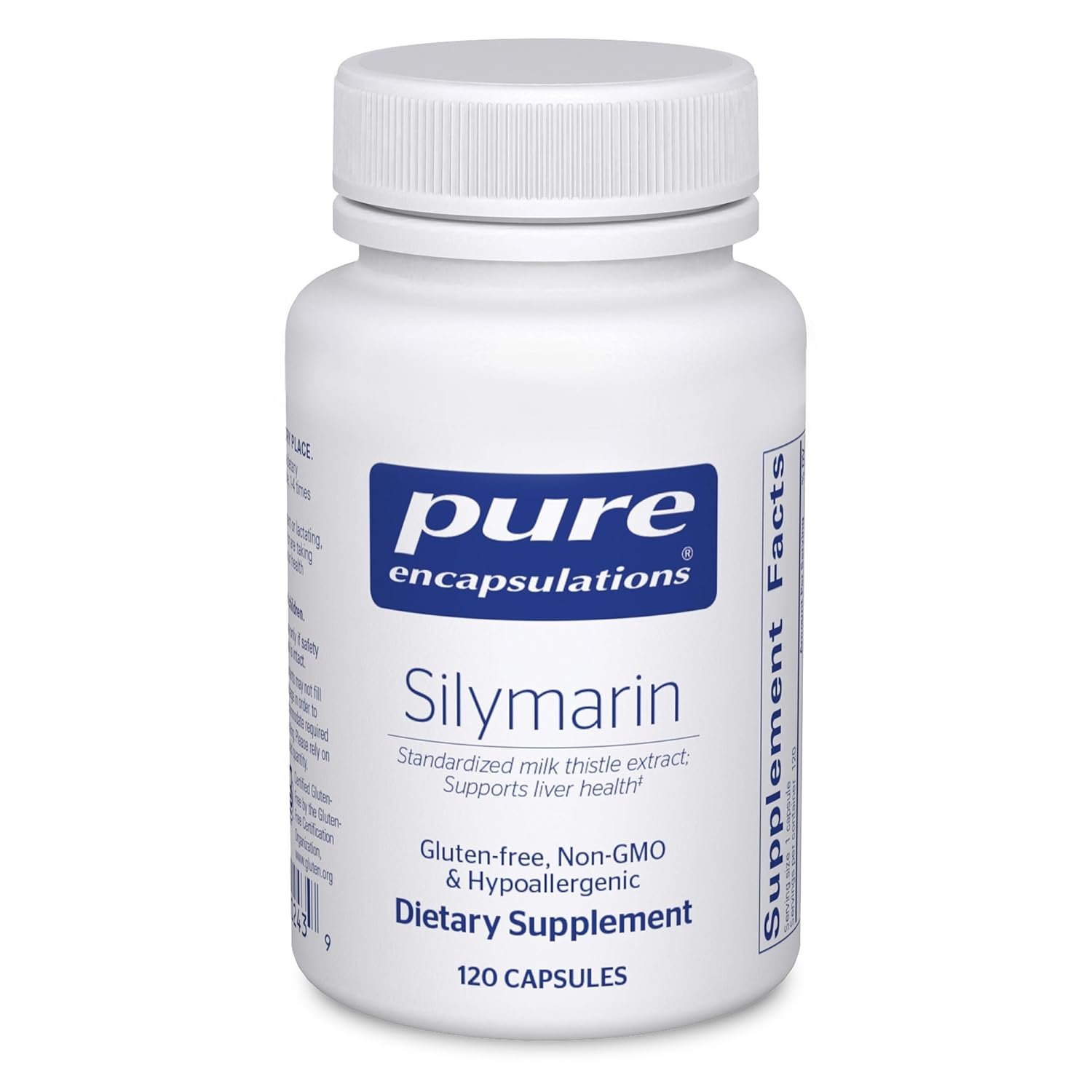 Pure Encapsulations Silymarin 250 mg bottle