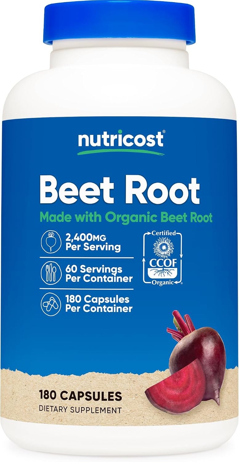 Nutricost Organic Beet Root bottle