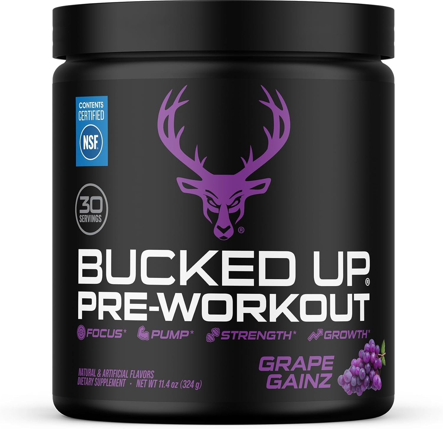 Bucked Up pre-workout tub