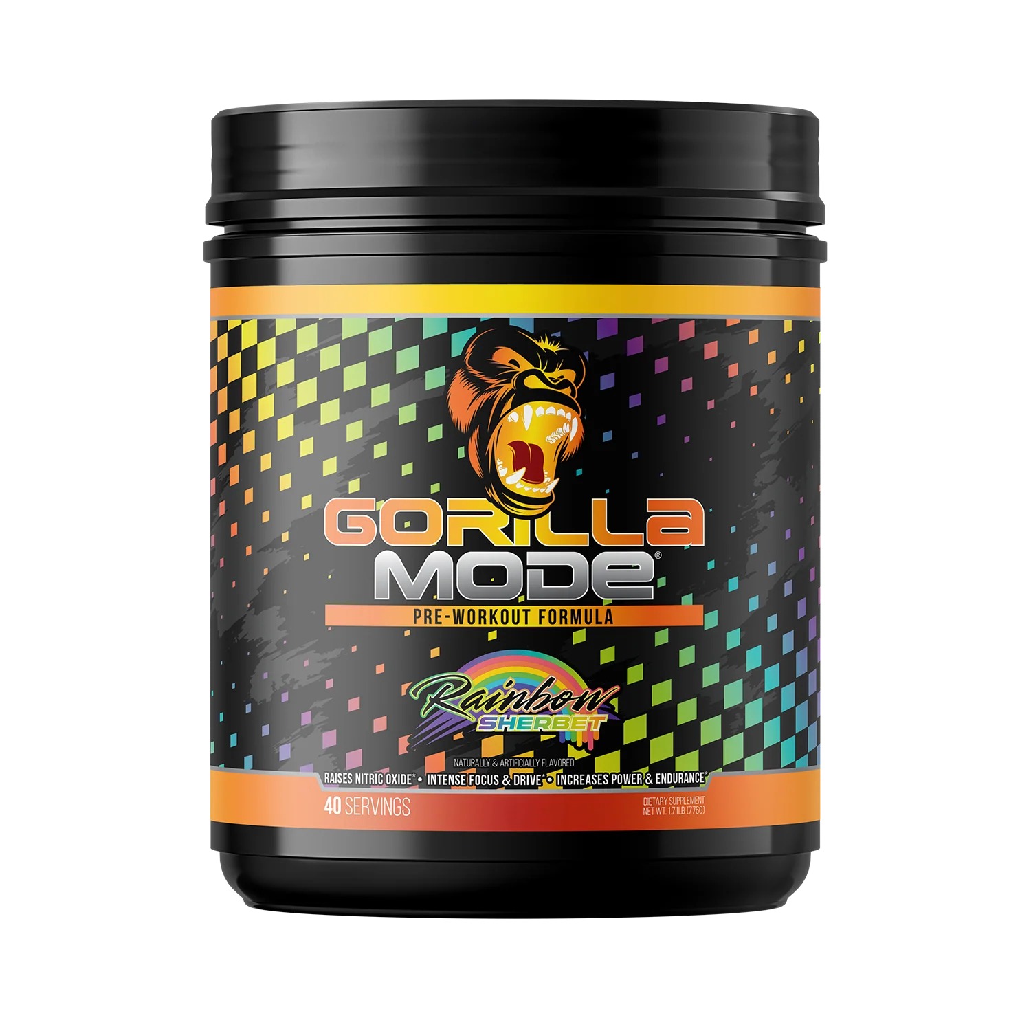 Gorilla Mode pre-workout tub
