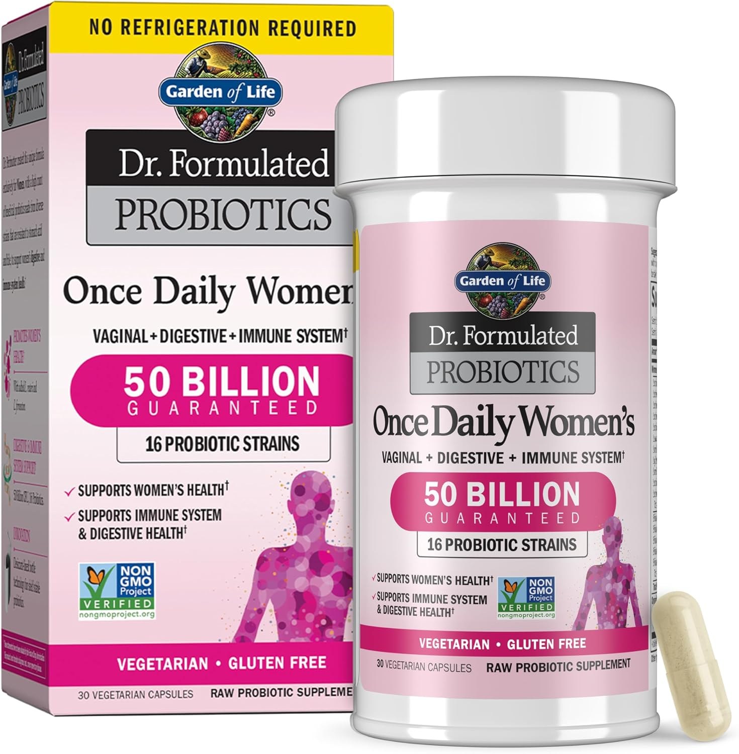 Garden of Life Dr. Formulated Once Daily Women's Probiotic bottle