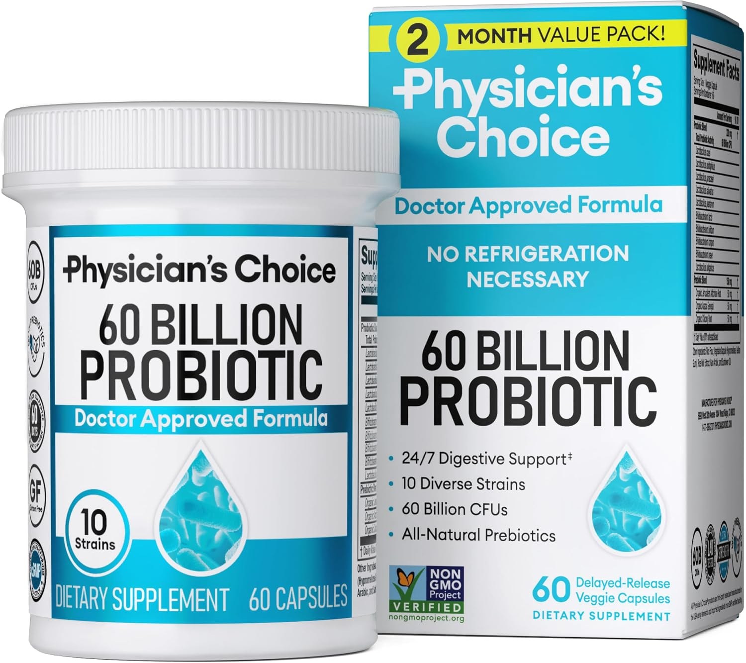 Physician's Choice 60 Billion Probiotic bottle