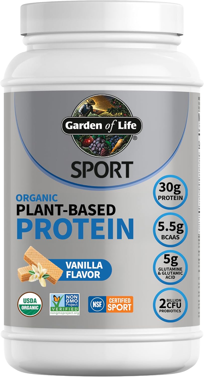 Garden of Life Sport Organic Plant-Based Protein tub