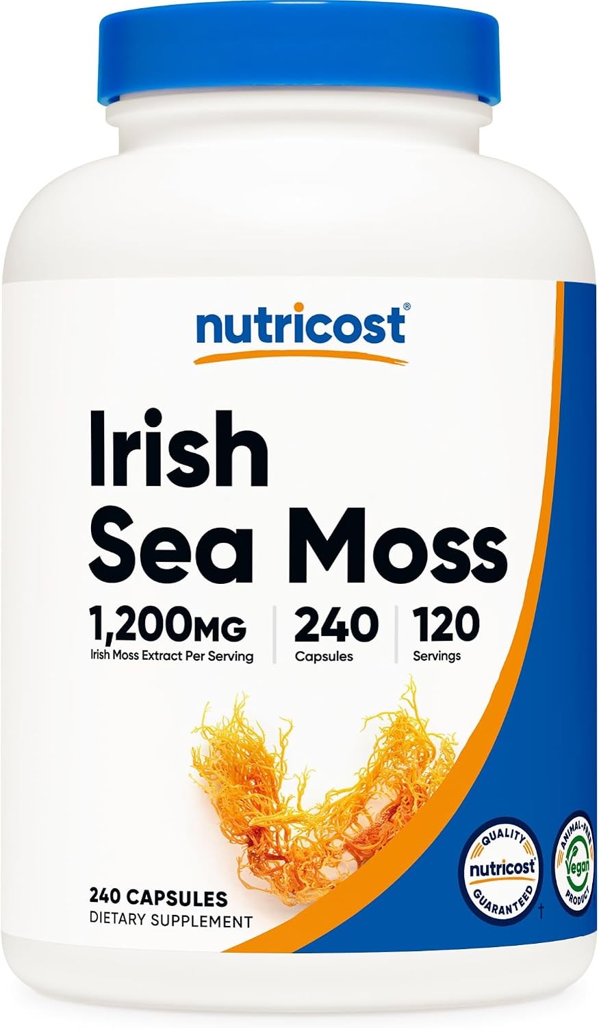 Nutricost Irish Sea Moss Extract capsules bottle