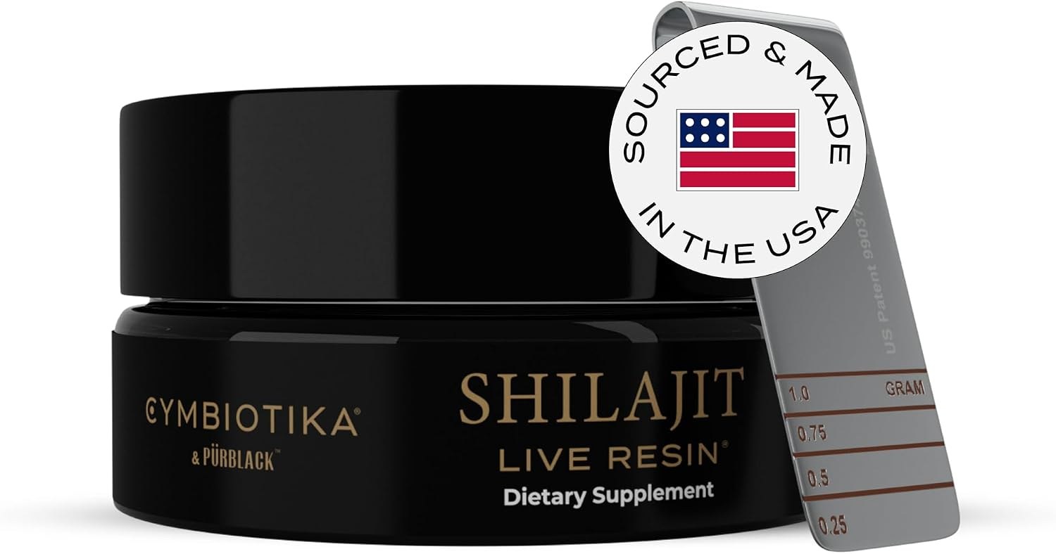 Cymbiotika Shilajit Live Resin jar