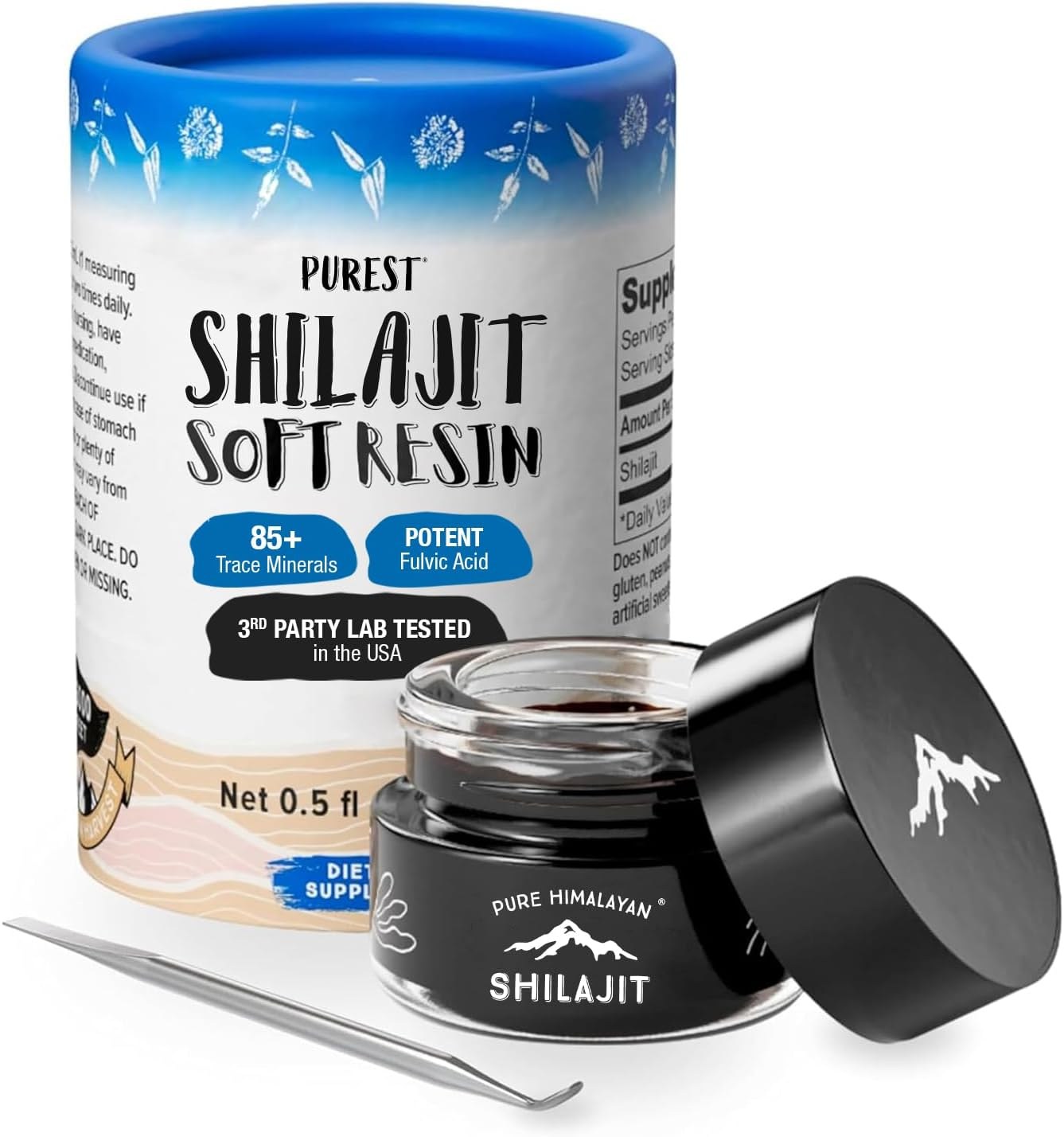 Pure Himalayan Shilajit soft resin jar