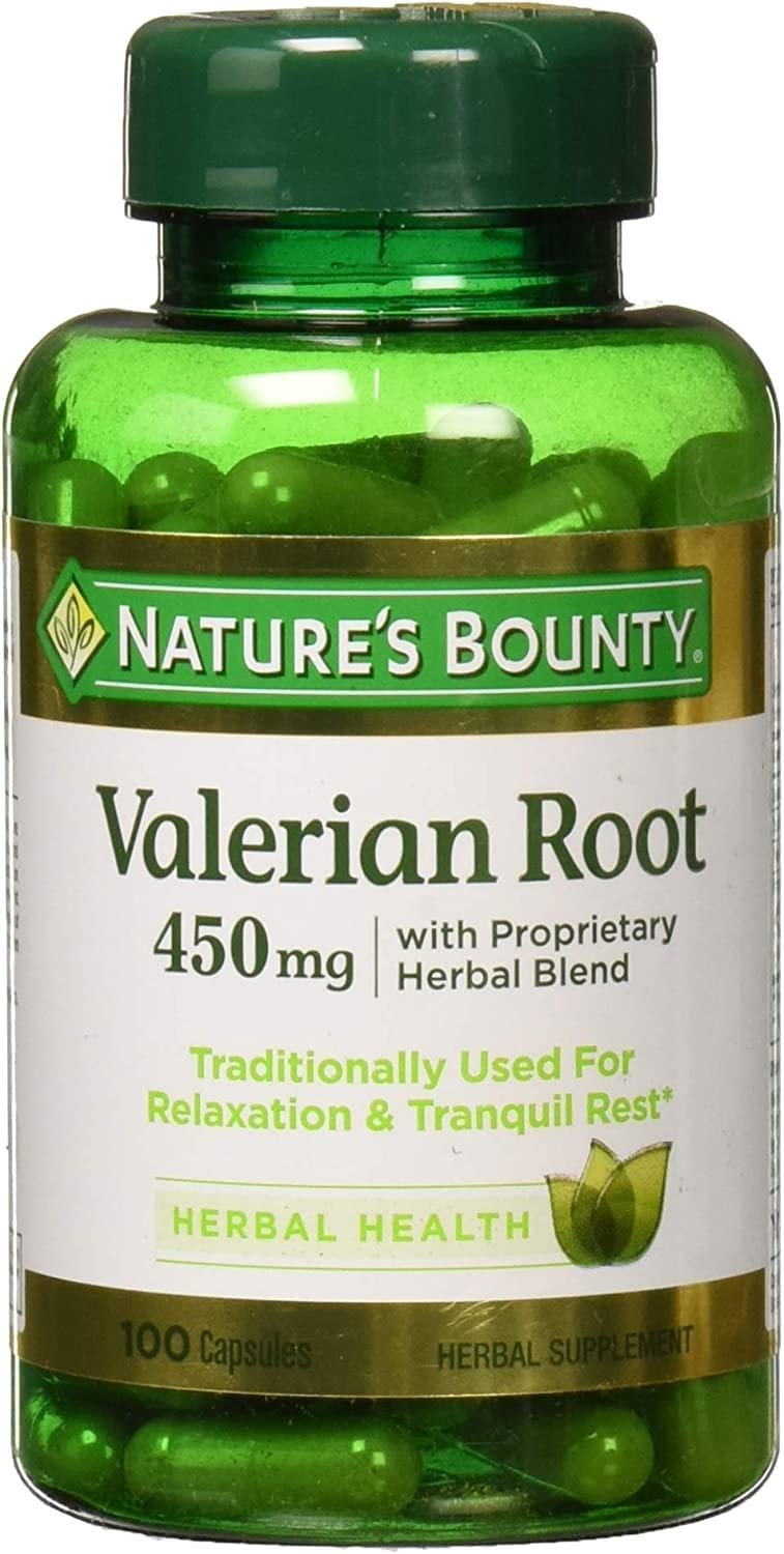 Nature's Bounty Valerian Root Plus Calming Blend bottle