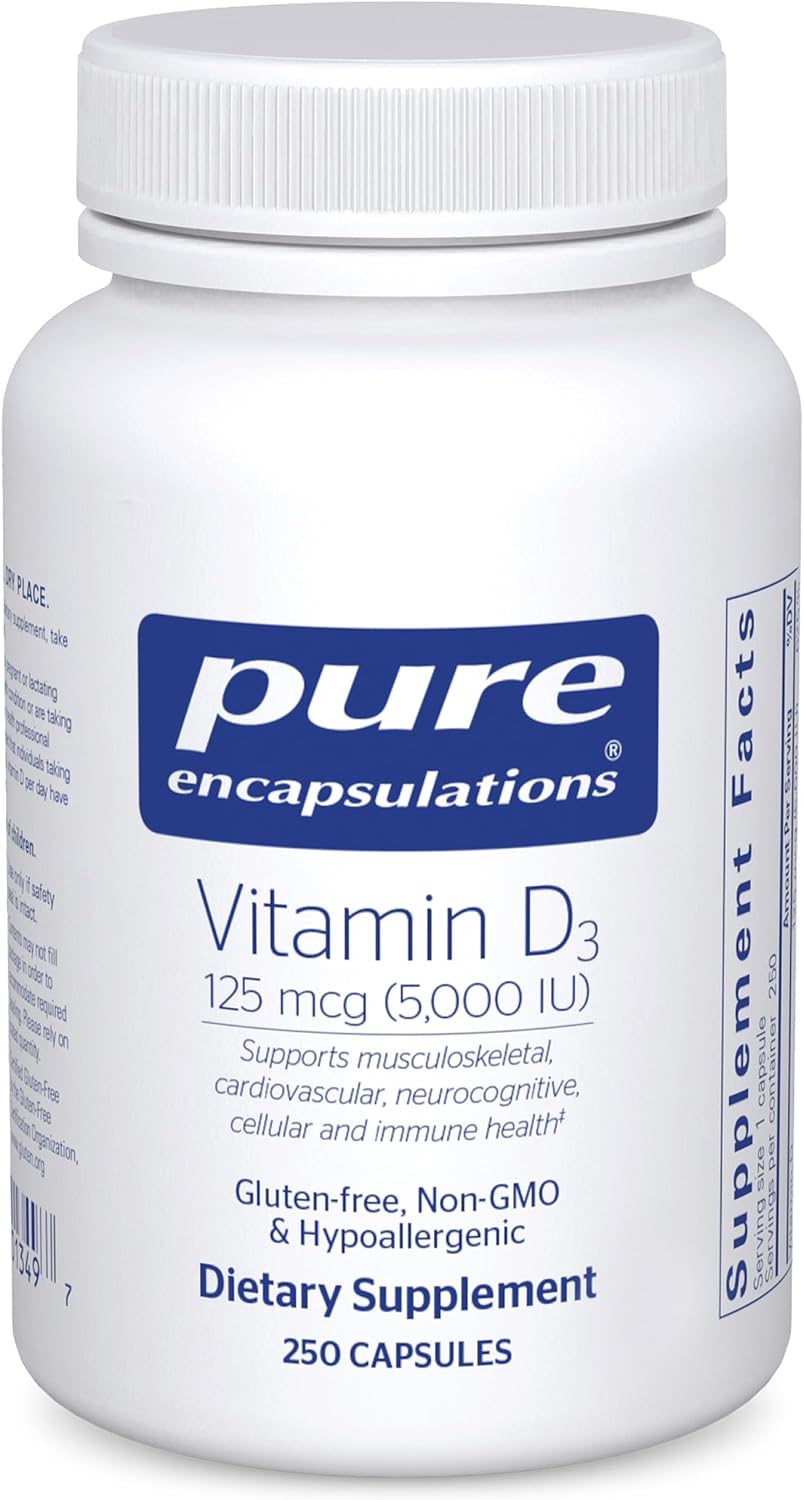 Pure Encapsulations Vitamin D3 5000 IU bottle