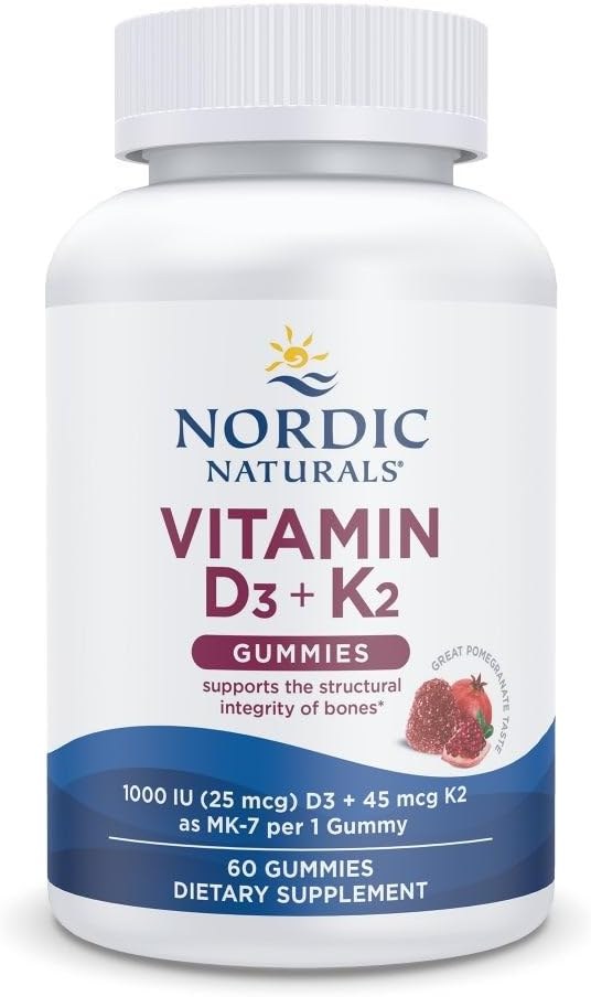 Nordic Naturals Vitamin D3 + K2 Gummies bottle