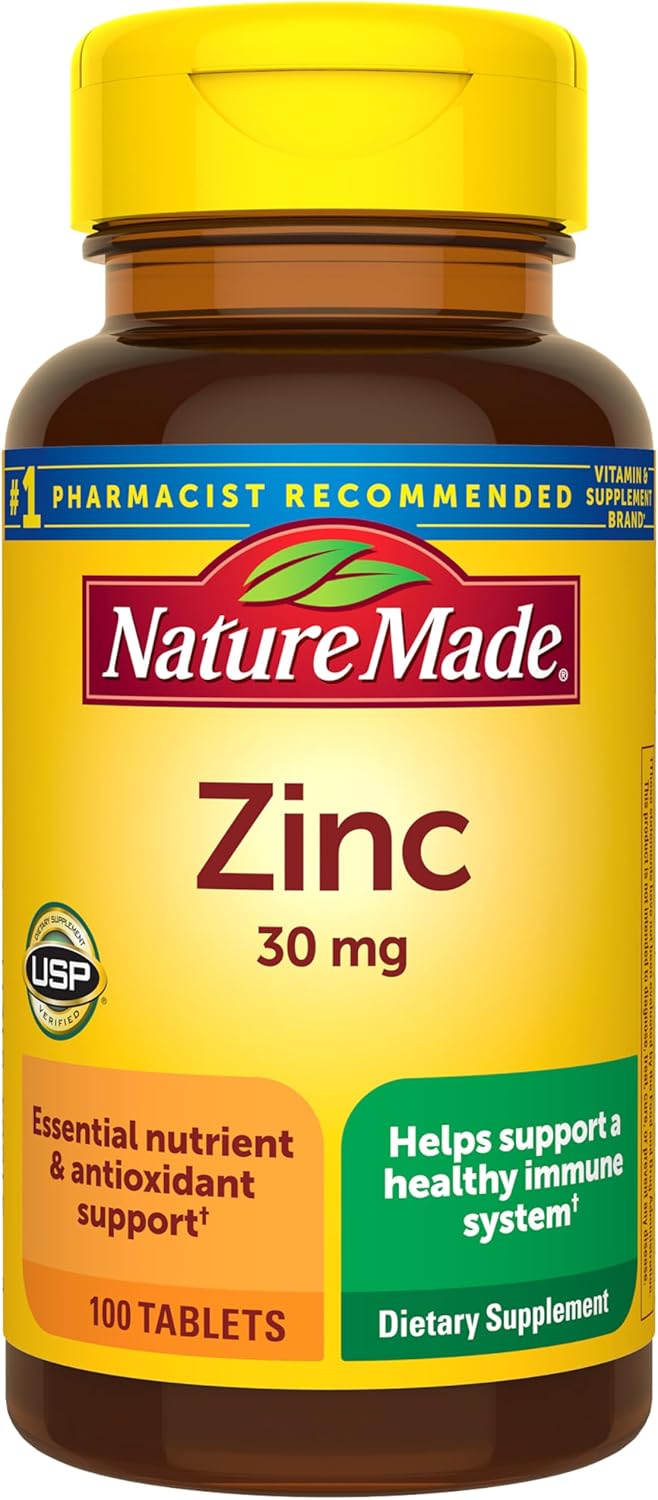 Nature Made Zinc 30 mg bottle