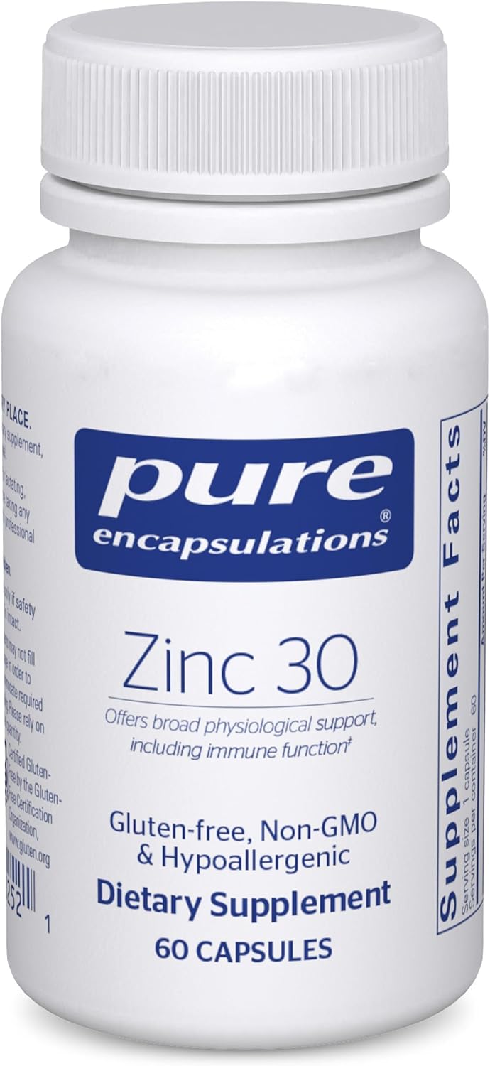 Pure Encapsulations Zinc 30 bottle