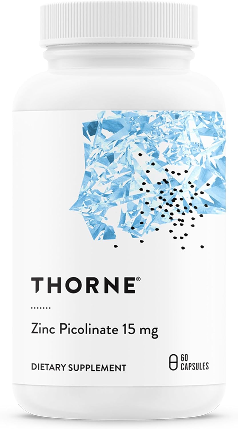 Thorne Zinc Picolinate 15 mg bottle